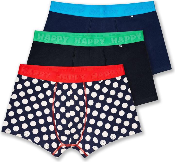 Produktbild Happy Socks 3-Pack Navy Big Dot Short Boxers (S, 3er Pack)