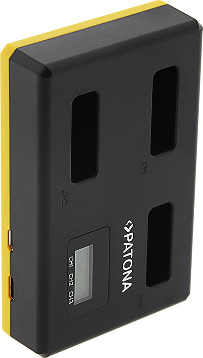 Image du produit Patona USB Triple Ladegerät f. Canon NB-13L PowerShot G5 X G5X G7 X G7 X Mark II G7X G9 X G9X inkl. (Chargeur de batterie d'appareil photo)