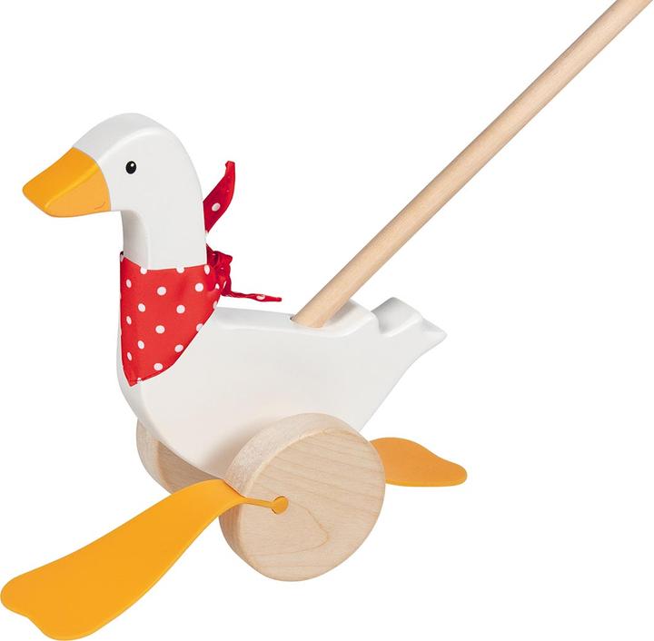 Actual product image Goki Push Animal Goose Bertha