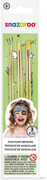Produktbild Snazaroo Schminkpinsel-Set 3 Stück