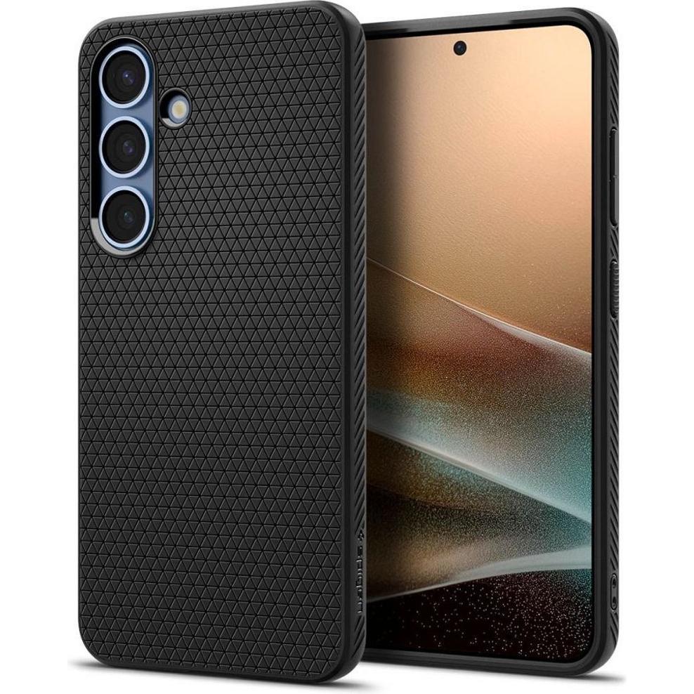 Thumbnail - Spigen Liquid Air TPU (Samsung Galaxy S25), Smartphone Hülle, Schwarz