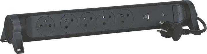 Image du produit Legrand Przedłużacz 5x2PZ +USB A/C 1,5m czarny (1.50 m)