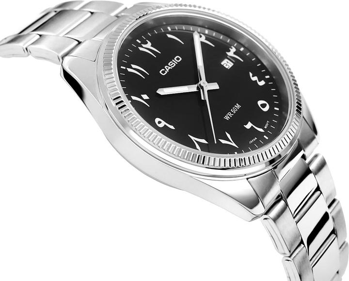 Actual product image Casio Arabisch MTP-1302D-1B3VDF Herrenuhr + BOX (Analogue wristwatch)