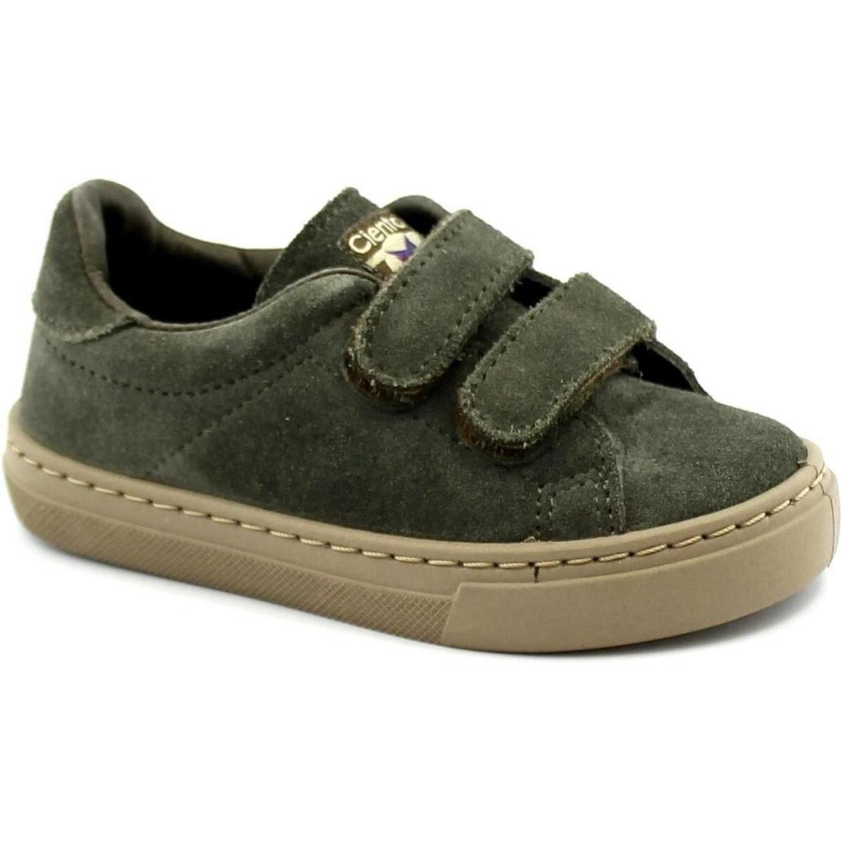 Cienta, Damen, Sneaker, mädchen-sneaker deportivo velcro, Grün, (35)