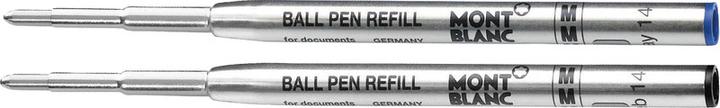 Actual product image Montblanc Ballpoint pen refill large capacity (Refill, Black, 0.60 mm)