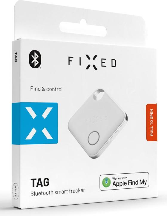Actual product image Fixed Tag with Find My support, White (iOS)