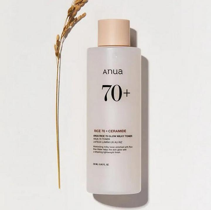 Actual product image Anua Rice 70 + Ceramide (Face toner, 250 ml)