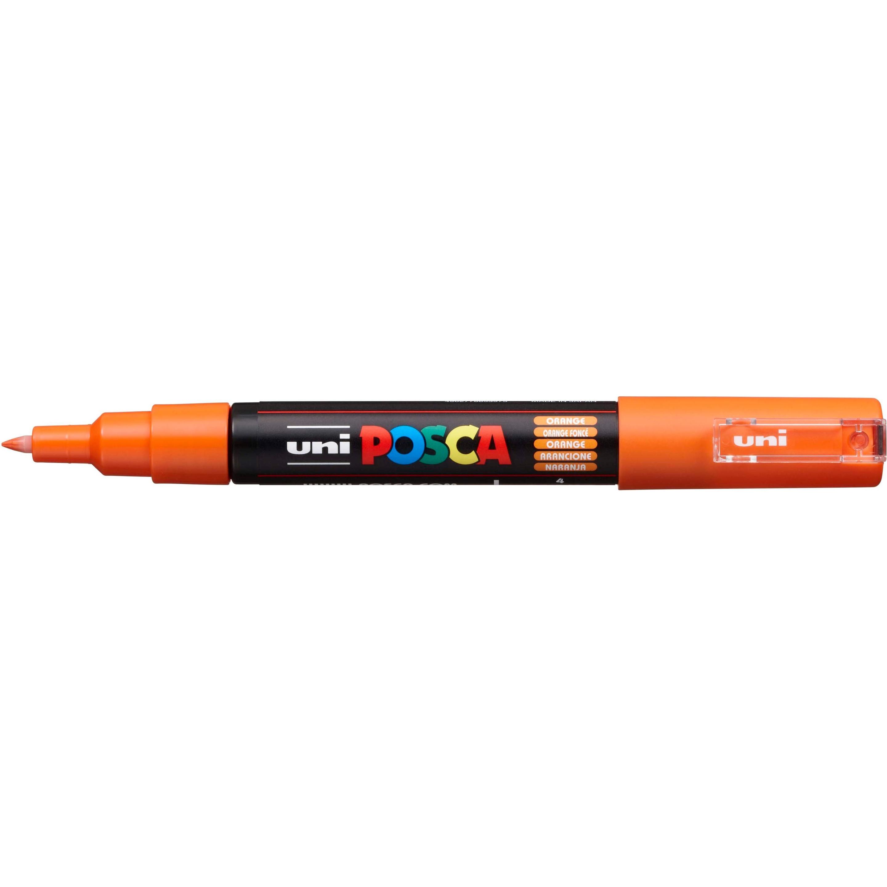 6x Posca, Marker, Marker PC-1M Rundspitze (Orange, 0.70 mm, 1 x)