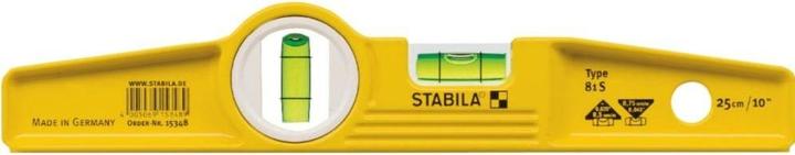 Actual product image Stabila Wasserwaage Type 81 S Torpedo (25 cm)