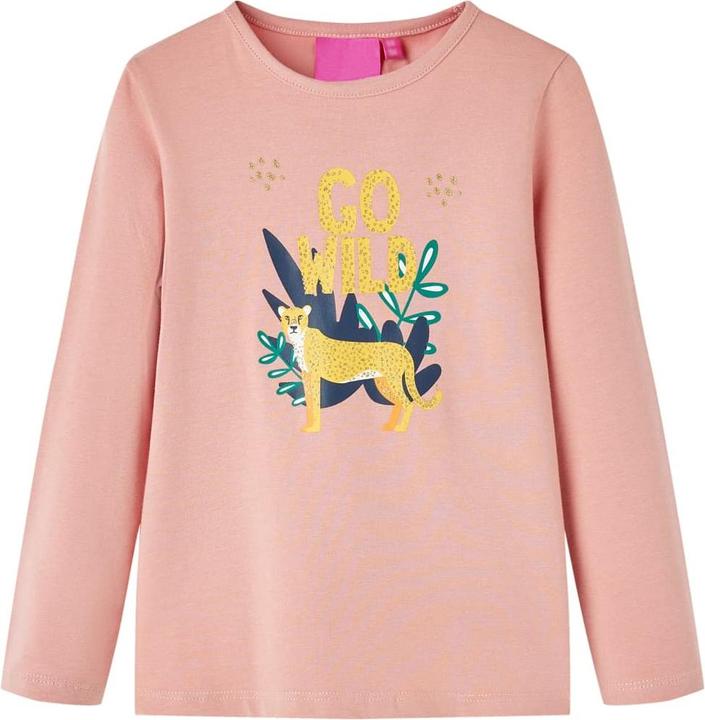 Immagine prodotto vidaXL Camicia da bambino a maniche lunghe Cognac 128,Materiale: 95 % cotone. 5 (128)