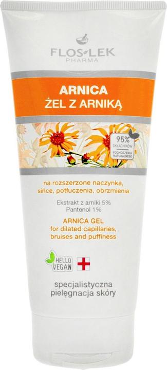 Immagine prodotto Floslek Arnica gel per il trattamento di vasi sanguigni dilatati, contusioni e gonfiori 200 ml (200 ml, Gel viso)