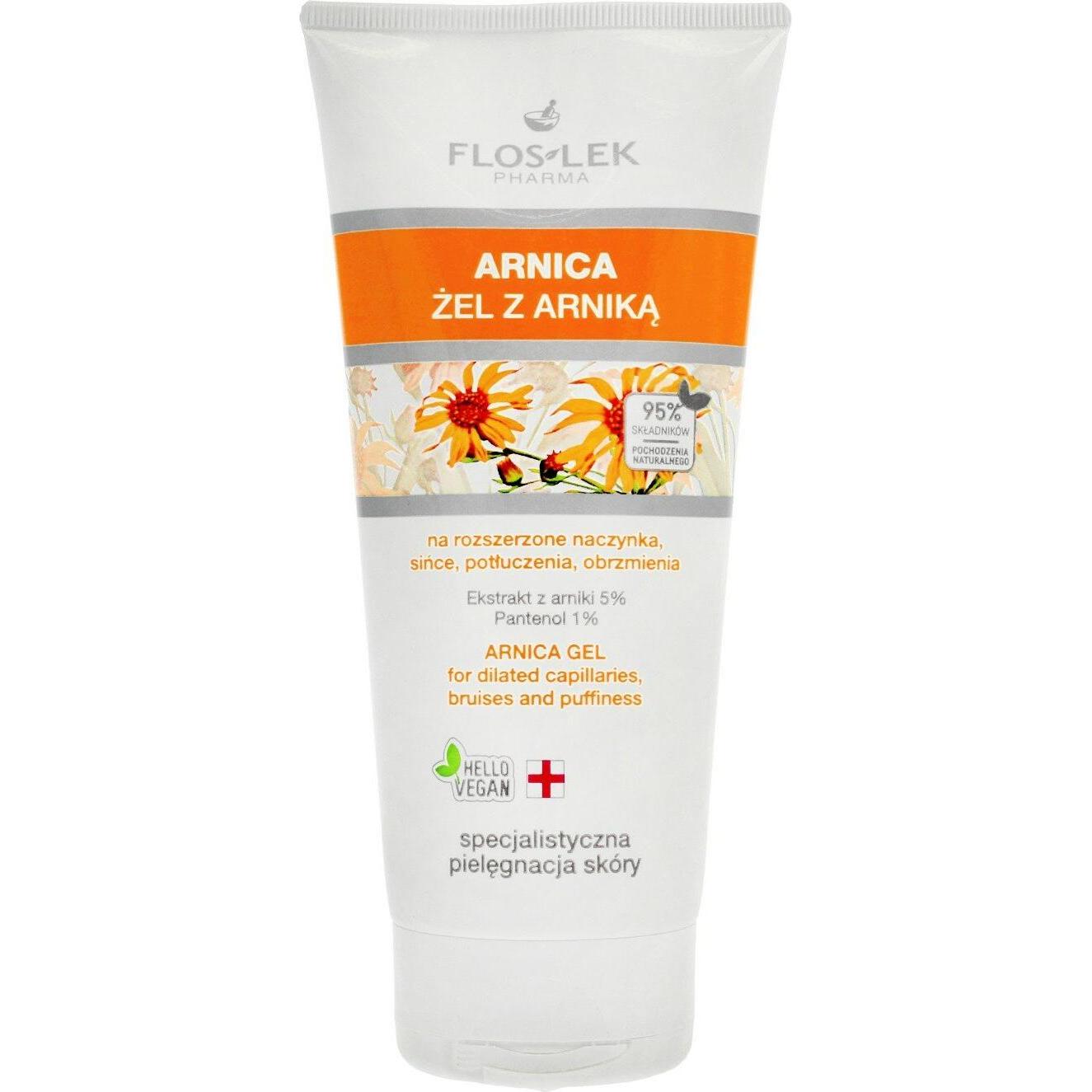Floslek, Gesichtscreme, Arnica gel for the treatment of dilated blood vessels, bruises and swelling 200 ml (200 ml, Gesi...