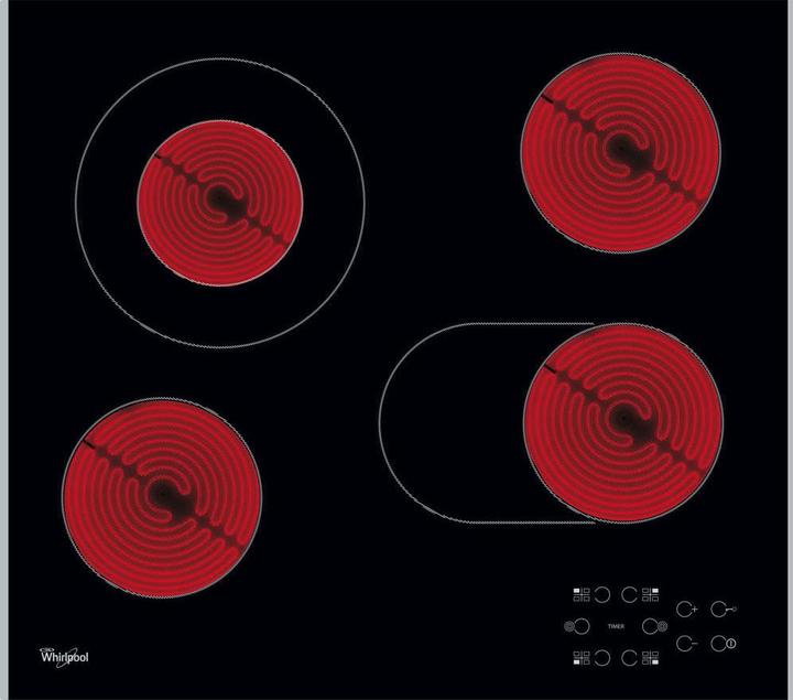 Actual product image Whirlpool AKT8210LX - Ceramic kookplaat