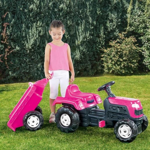 Actual product image Siva Children's pedal tractor with trailer