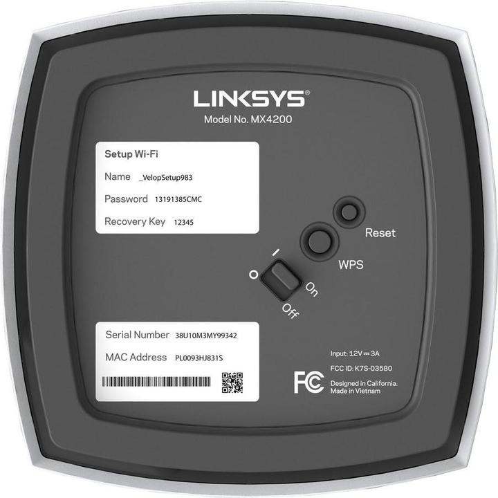 Image du produit Linksys Mesh-System AX4200-EU