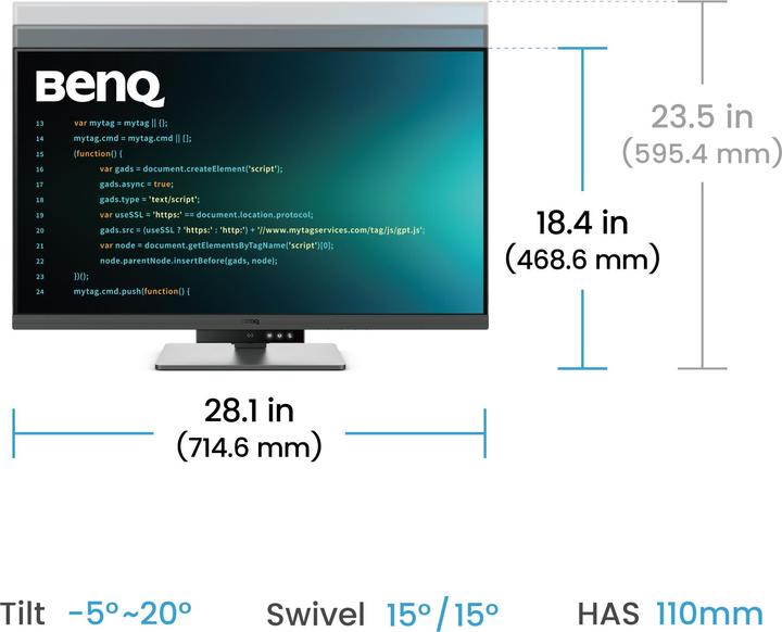 Image du produit BenQ RD320U (3840 x 2160 pixels, 31.50")