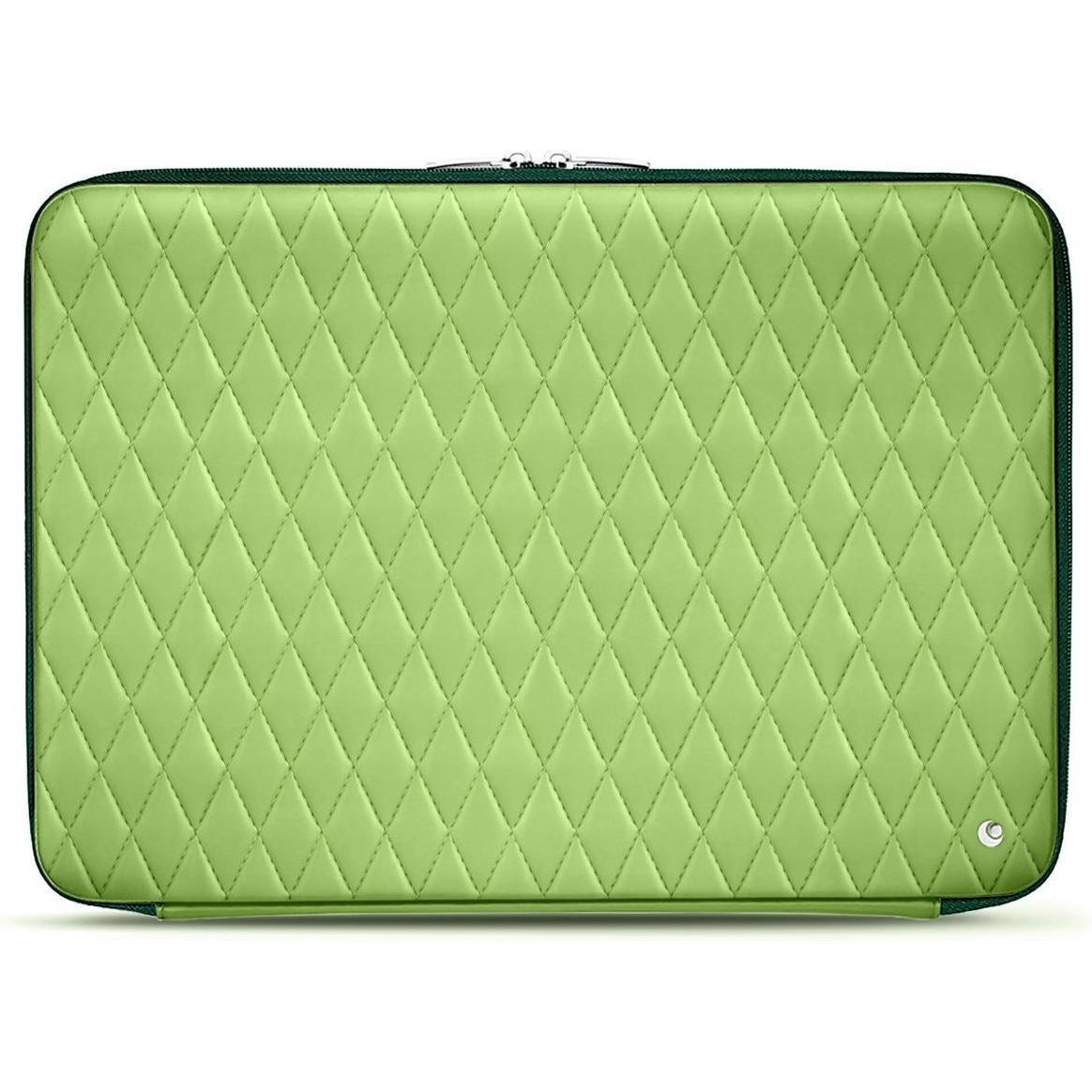 Noreve Lederhülle, Notebooktasche, Grün