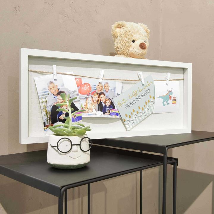 Actual product image Nielsen Collage 4 clips 4x9x13 wood white (9 x 13 cm)