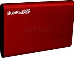Boitier extern compatibel BEM25MUA USB 3.0 - 2"1/2 S-ATA Alu (Rouge) (2.5")