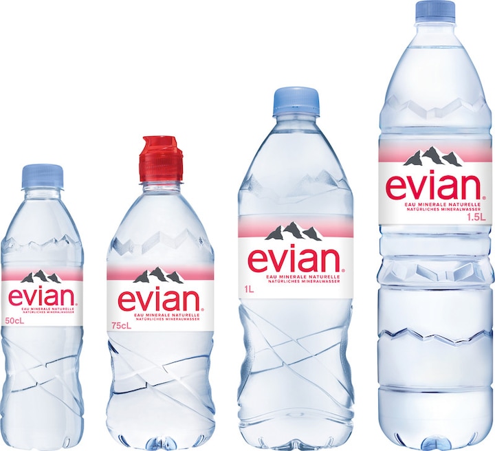Actual product image Evian Mineral water PET (1 x 150 cl)