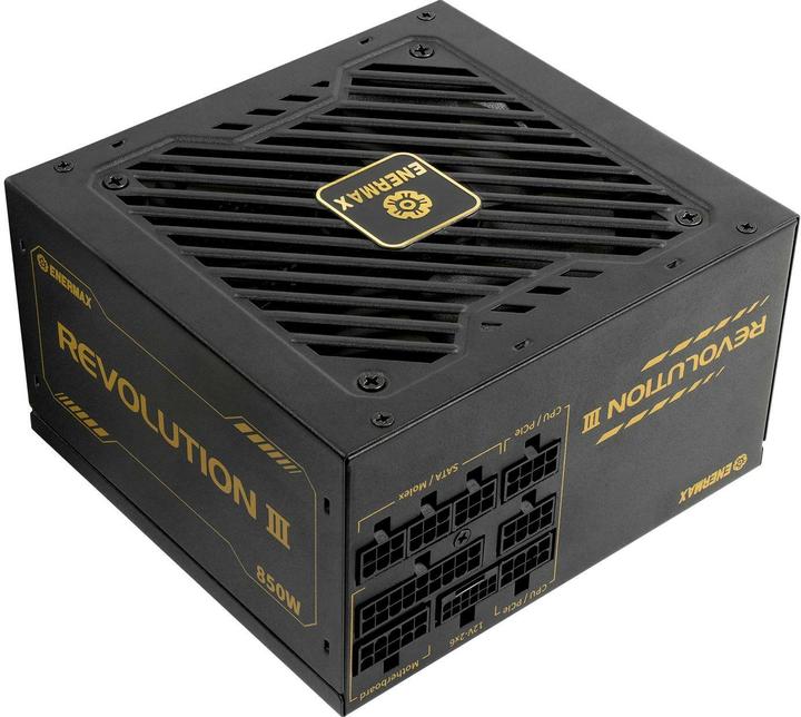 Enermax Power Supply 850W Revolution3 80+ Gold Black FULLMOD (850 W)