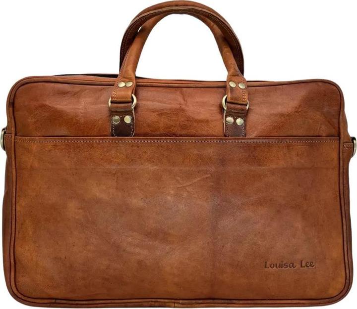 Produktbild Louisa Lee Laptoptasche 16" Leder Handgefertigt No.6 (16")