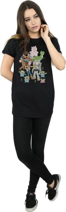 Actual product image Toy Story Womens/Ladies Group Cotton Boyfriend T-Shirt (XL)