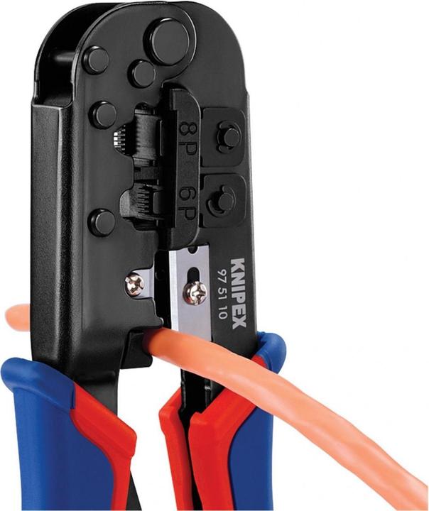 Image du produit Knipex Pince à sertir pour fiches Western Rj11/12 Rj45 (267 mm)