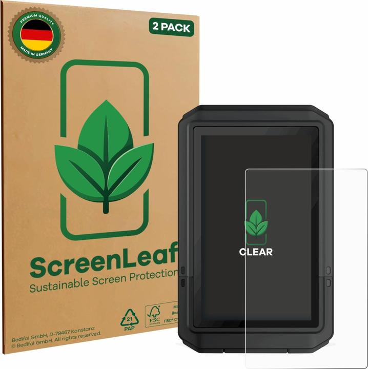 ScreenLeaf Pellicola protettiva, Proteggi Schermo Sostenibili, Clear, Antigraffio
