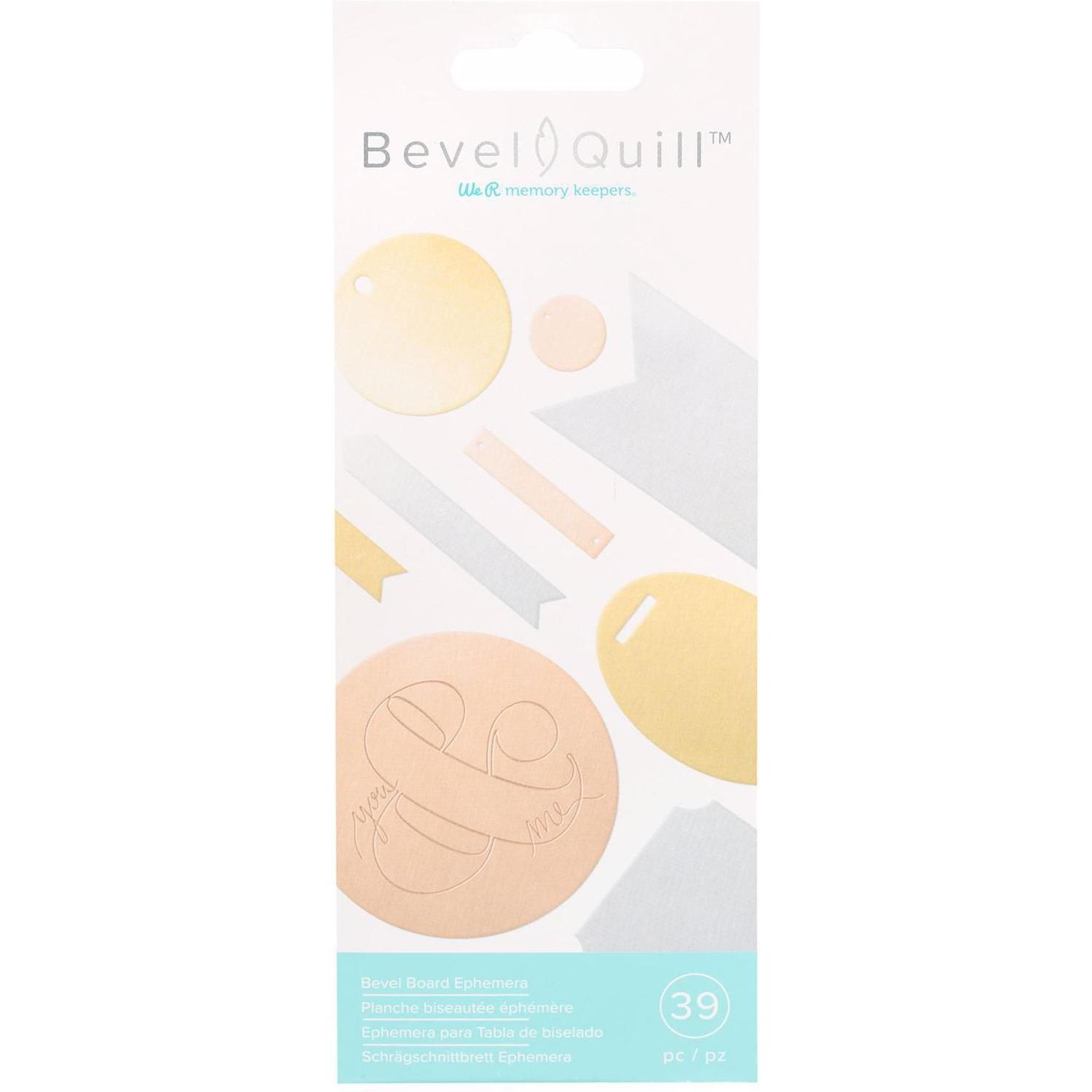 We R Memory Keepers, Geschenkverpackung, Geschenkanhänger Bevel Quill 39 Stück (Geschenkverzierung, 39 x)