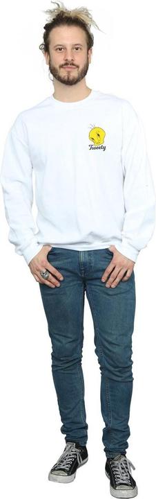 Actual product image Looney Tunes Mens Tweety Pie Head Sweatshirt (M)