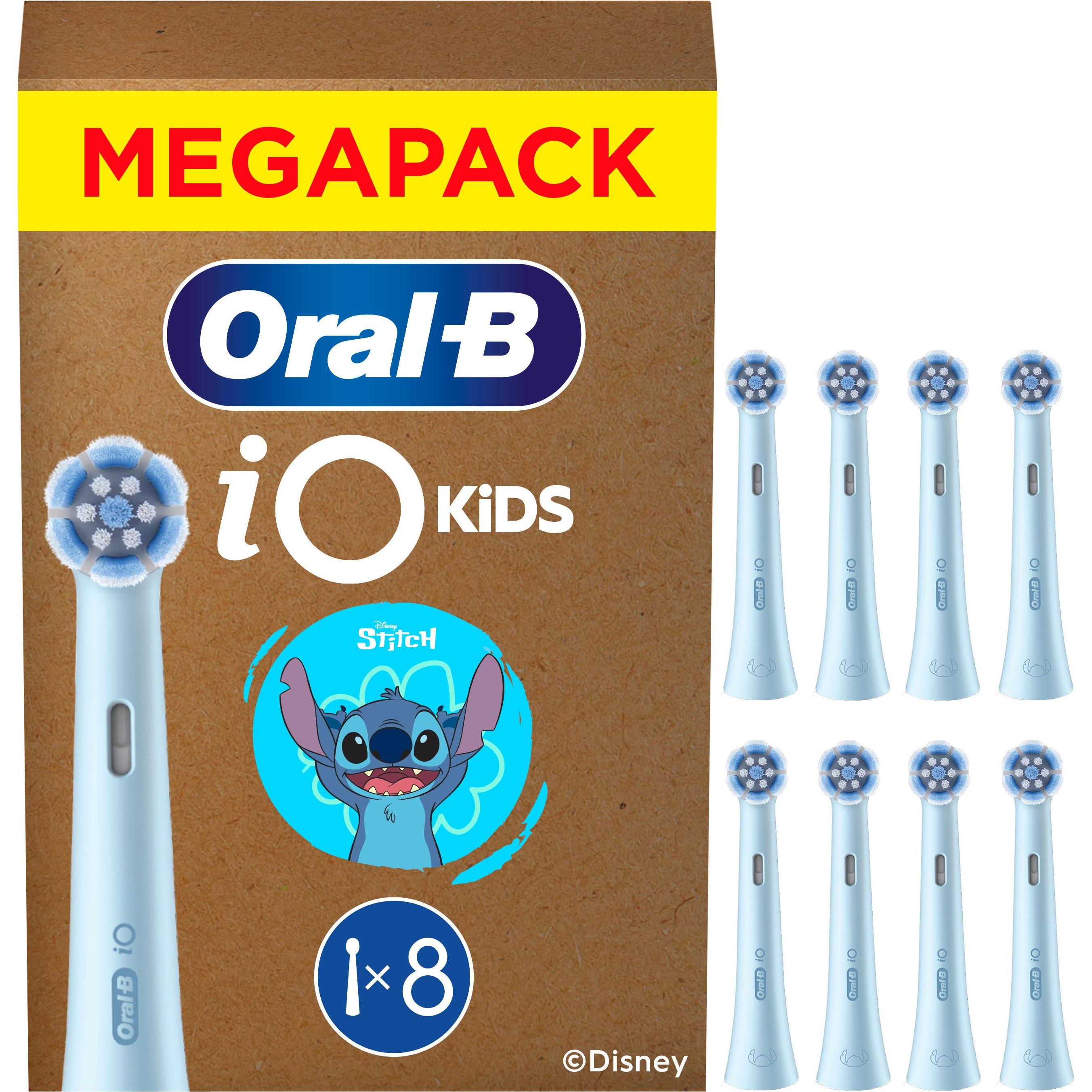 Oral-B, Testine per spazzolino, Aufsteckbürsten iO Kids Stitch 8er FFU Aufsteckbürsten (8x)