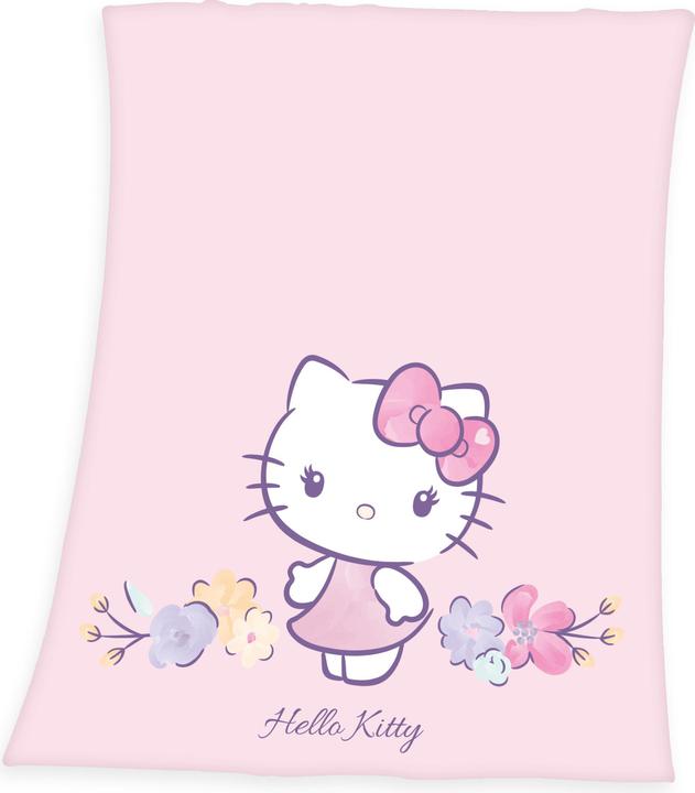Productafbeelding Herding Hello Kitty Fleece Deken (130 x 160 cm)