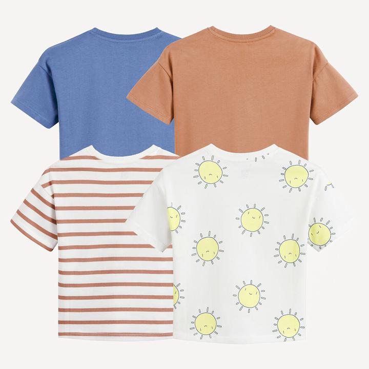 Immagine prodotto La Redoute Collections 4er-Pack T-Shirts mit Rundhals (92)