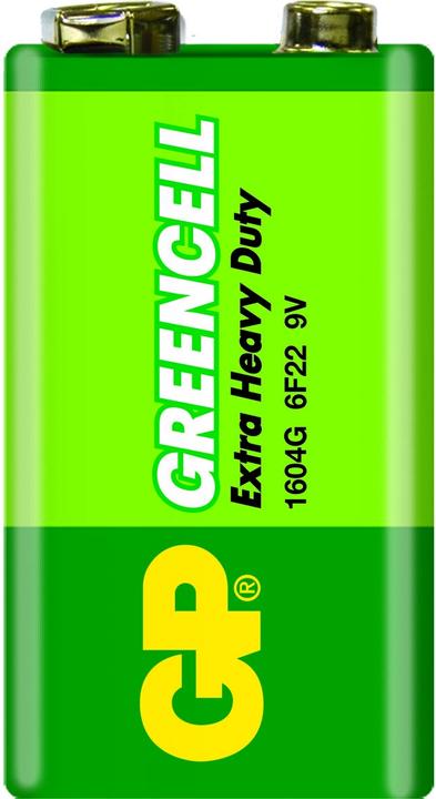 Produktbild GP Batteries ELEM.POWER GP 6F22 BP1 GREENCELL (9679) (1 Stk., PP3)