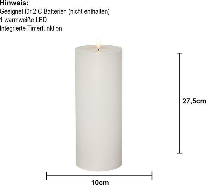 Produktbild Star Trading LED Pillar Kerze Flamme Flow Big (1 x)