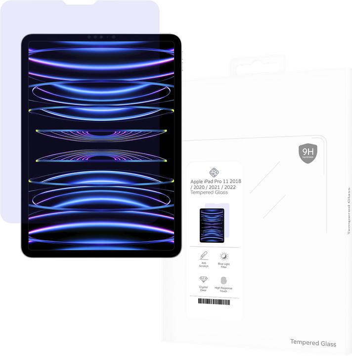 Produktbild Cazy Filter Schutzglass Kompatibel mit iPad Pro 11 2022 4th (Gen)/Pro 11 2021 (3rd Gen)/Pro 11 2020 (2nd (1 Stück, iPad Pro 11 2022 (4. Gen), iPad Pro 11 2021 (3. Gen), iPad Pro 11 2020 (2. Gen))