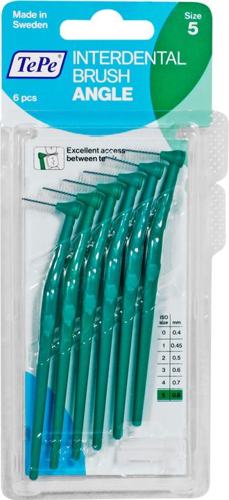 Actual product image TePe Interdental brushes Angle ISO 5 (6 x, 0.80 mm)