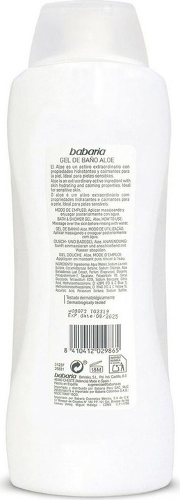 Produktbild Babaria ALOE VERA Bade & Duschgel, 600ml (600 ml)