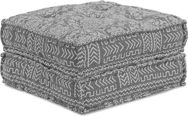 Produktbild vidaXL Baumwoll Pouffe