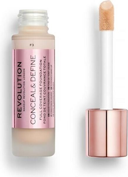 Makeup Revolution Conceal and Define Foundation F3 23ml (F3)