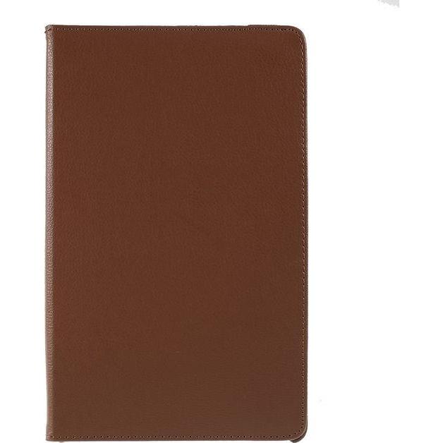MU Classic Rotierbare Leder Hülle (Galaxy Tab A 10.1 (2019)), Tablet Hülle, Braun