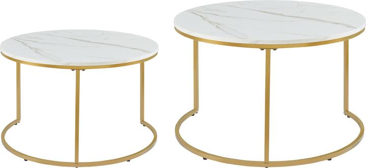 Actual product image En.Casa Christchurch (Ø 80 x 45 cm, Ø 60 x 33 cm)
