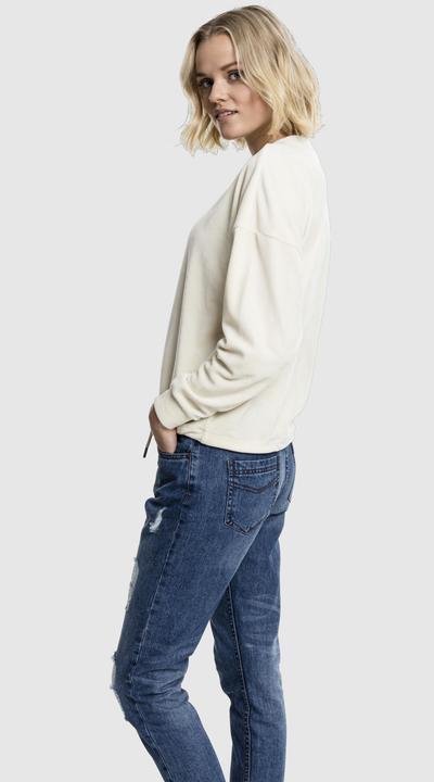 Produktbild Urban Classics Ladies Oversized Velvet Crew (XS)