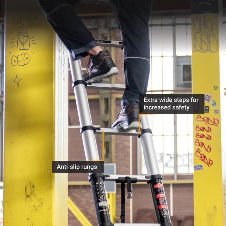 Actual product image Batavia Professional Telescopic Ladder 3.27m (Telescopic ladder, 327 cm)