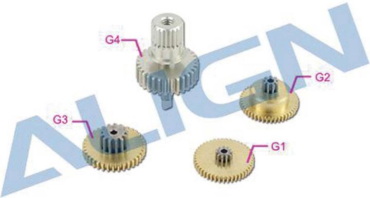 Produktbild Align DS450 Servo Gear Set