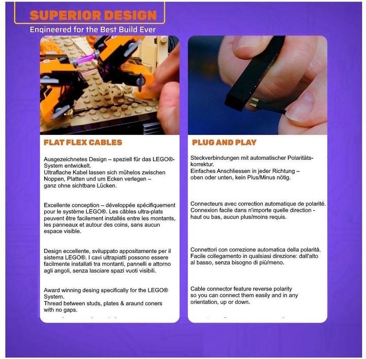 Light my bricks LMB 2.0 LED Licht Set für LEGO® 21063 Schloss Neuschwanstein