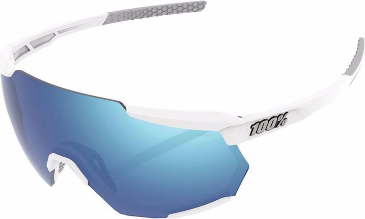 Produktbild 100% Racetrap (Matte White, HiPer blue multilayer mirror)