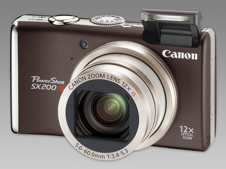 Canon PowerShot SX200 IS, 12 megapixel, 12x zoom, black