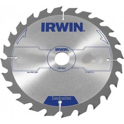 Irwin, Sägeblatt, IRW1897205 230 x 30 mm, 24 Zähne Kreissägeblatt mit ATB Zahn Mahlgrössen